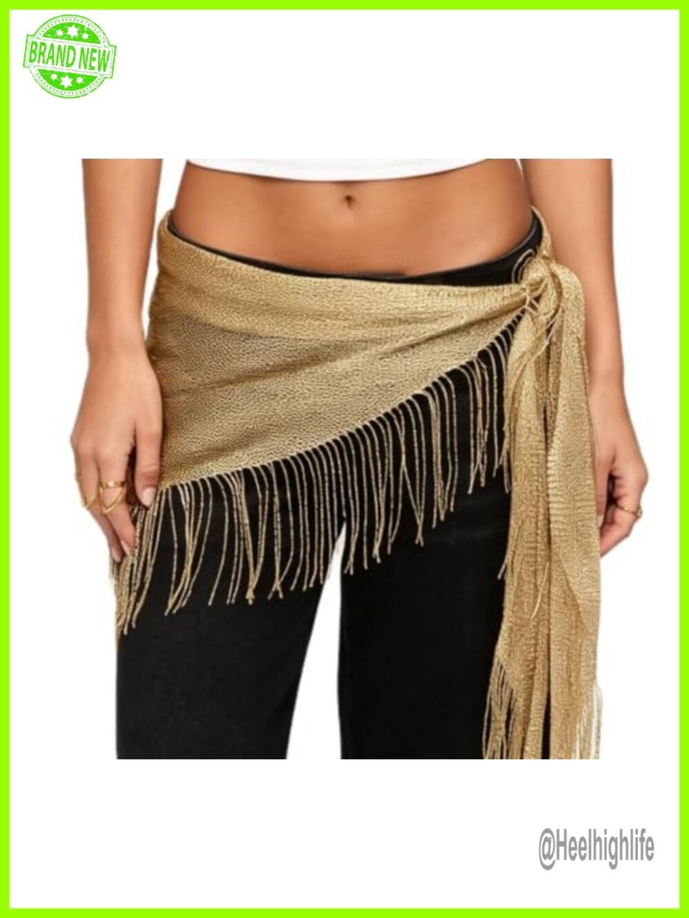 Women Lace Waist Scarf Sheer Floral Cover Up Wrap Asymmetrical Belt